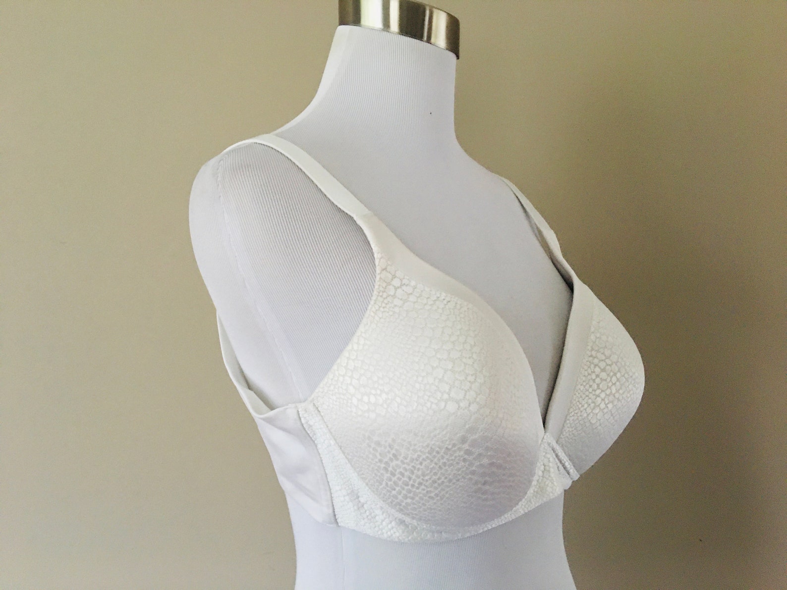 Bra 40B Warners White Soft Cup Padded Formed Nylon Spandex - Etsy