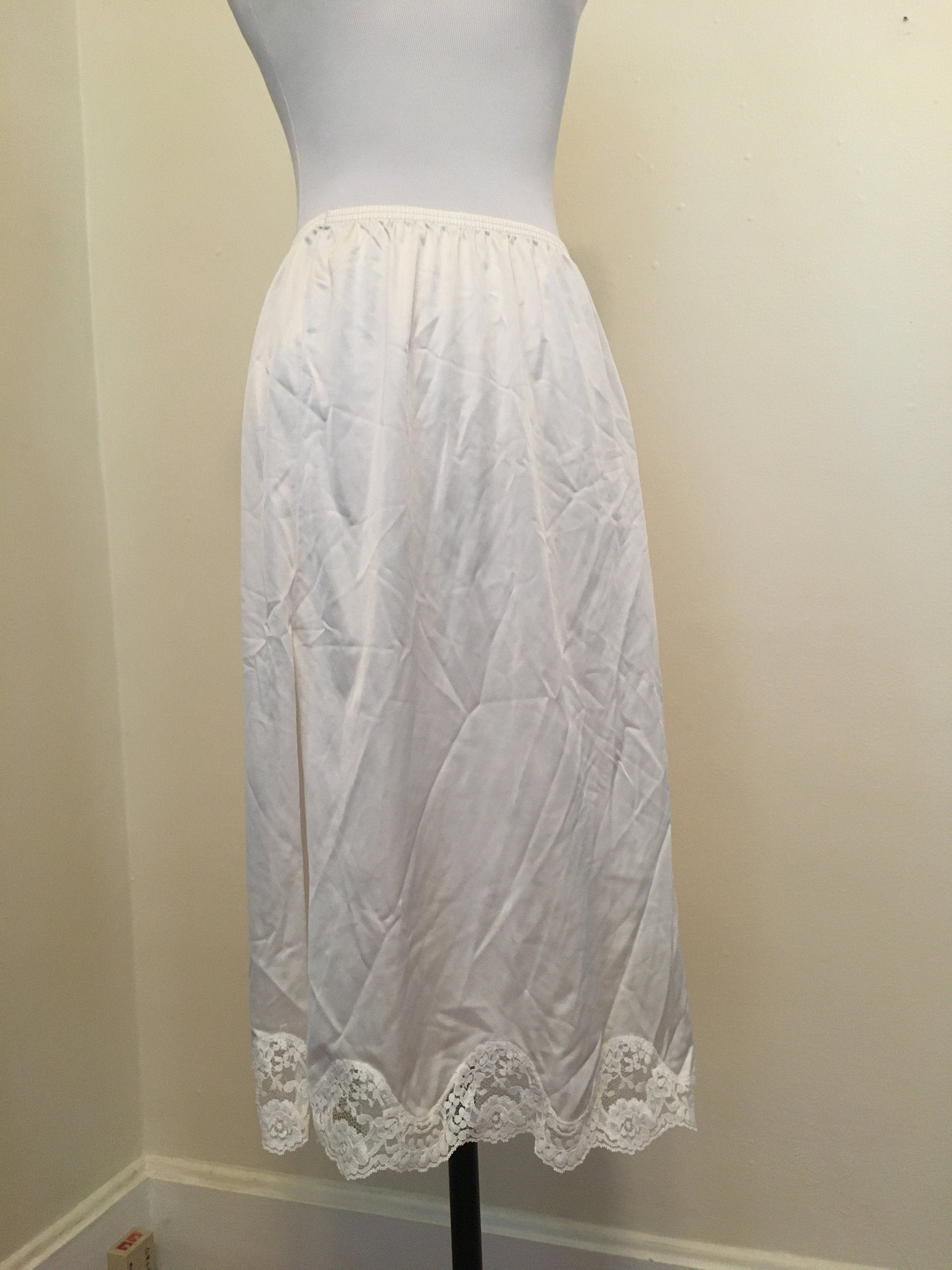 Half Slip 27 White Lace Extender 3 Kick . . - Etsy