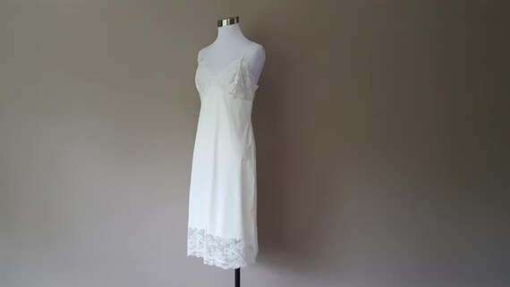 Full Slip Small A34  Van Raalte  White  Hand Deta… - image 7