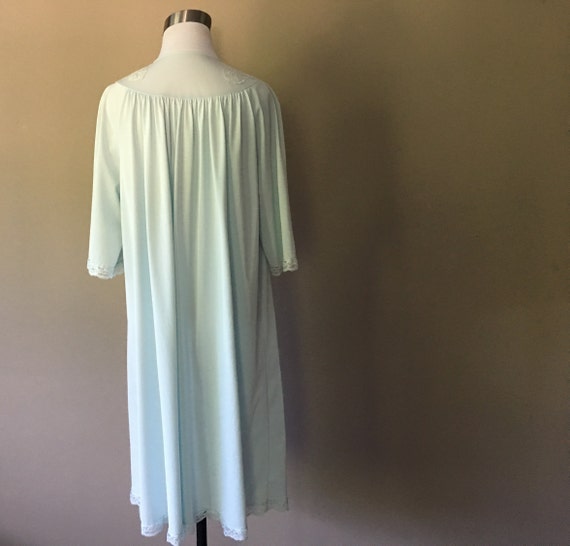 Blue Robe Shadowline Medium Vintage Lingerie - image 5