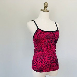 Torrid 90s Strapless Pink and Orange Camisole Top, Lingerie Cami