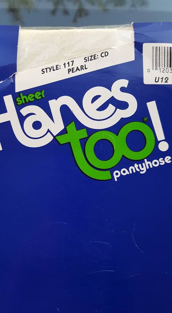Hanes Too Pantyhose, CD Panty Hose, Size Large Ha… - image 1