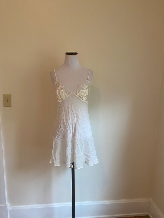 SILK Chemise Medium White Victoria's Secret ...