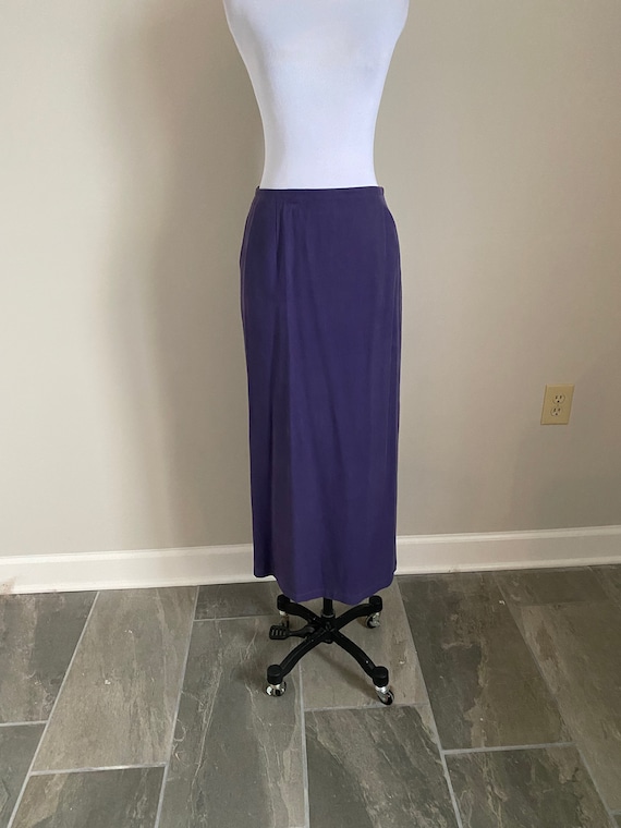 SILK Skirt Size 6 36" long from Talbots... - image 1