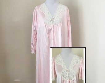 Peignoir Robe Nightgown Set Small Vanity Fair Vintage . .