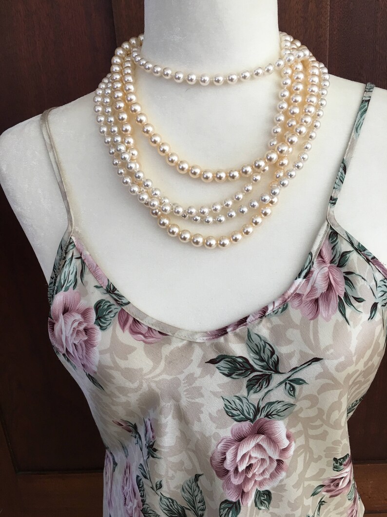 M Dentelle Chemise 36 Slip Dress Vintage Medium