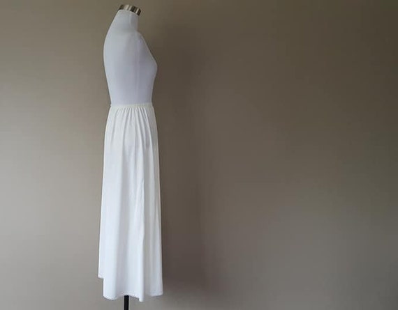 Half Slip Medium LL Vanity Fair Ankle Long Skirt … - image 8