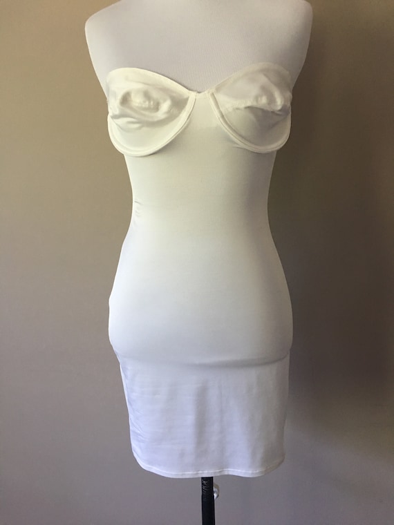 Full Slip 36B Weight Watchers Vintage Shapewear White Medium 