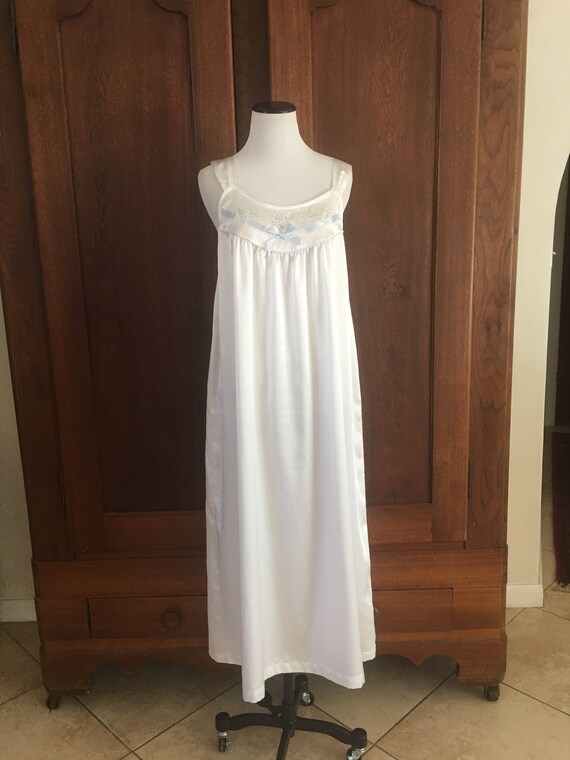 Nightgown Long White Barbizon Small...
