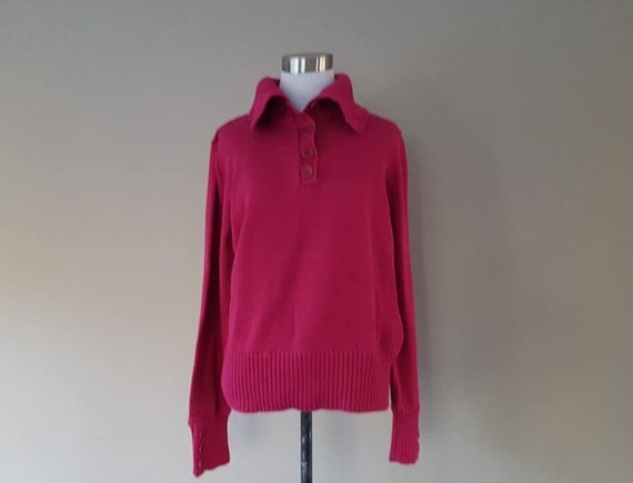 mercerized cotton sweater