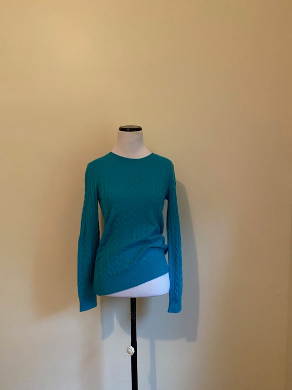 CASHMERE XS Capris Breeze Sweater Aqua Blue by Ant