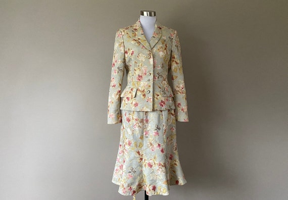 Size 6 Nippon Boutique Tulip Flared Skirt Suit Flo