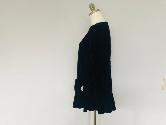 Holiday Outfit Black Velvet Top and Two Skirts Vi… - image 10