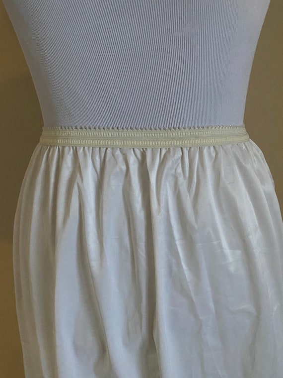 36" Long Medium Komar Formal White Half Slip... - image 4