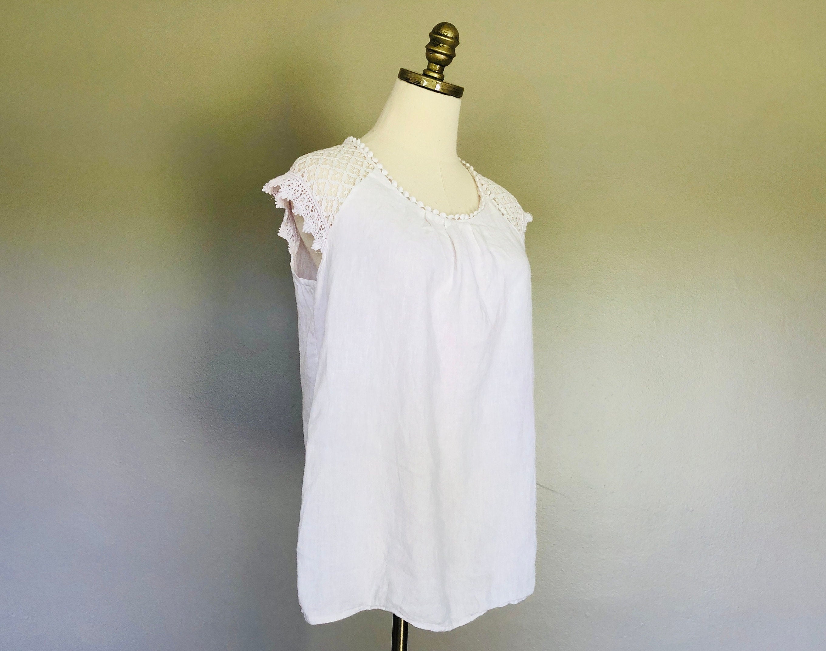 Linen Dress Alessia Pacini Linen Pullover Large Alessia Pacini