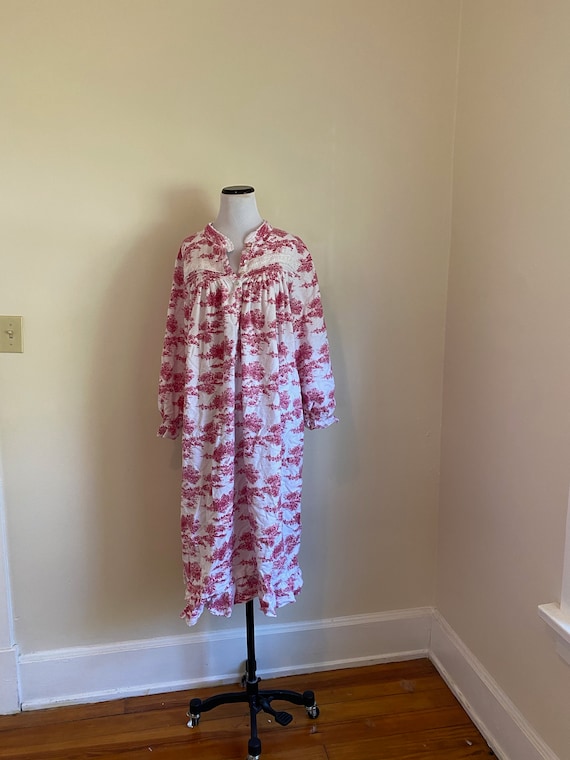 Large Eileen West Flannel Nightgown...