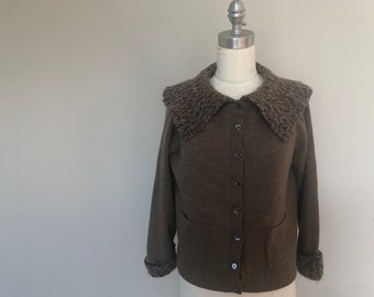 Brown Wool Medium Doncaster Jacket with Shell  Vintage Apparel