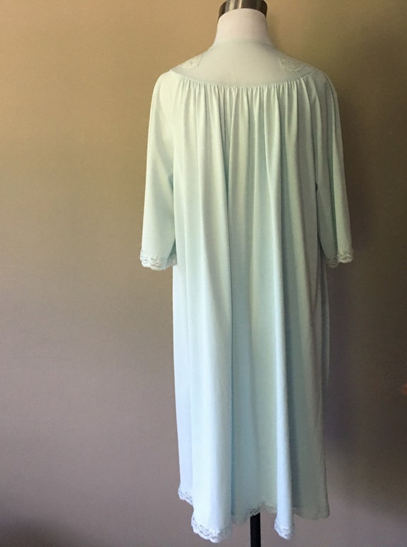 Blue Robe Shadowline Medium Vintage Lingerie - image 4