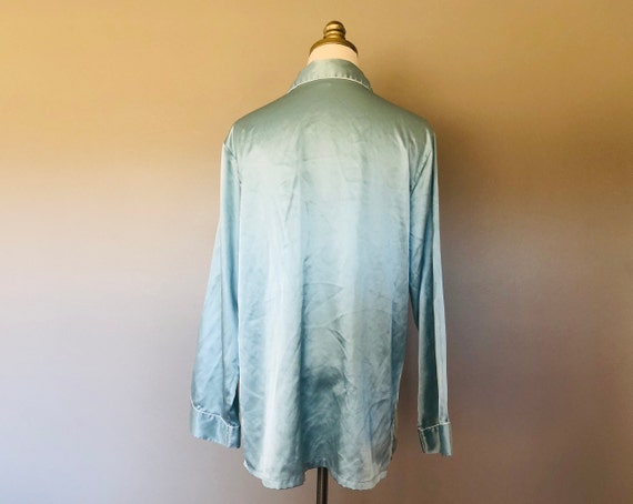 Sleep Shirt Medium Victoria's Secret Blue Turquoi… - image 6