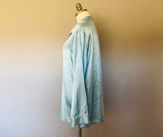 Sleep Shirt Medium Victoria's Secret Blue Turquoi… - image 5