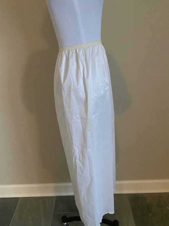 36" Long Medium Komar Formal White Half Slip... Gem