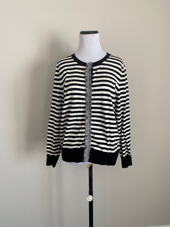 Large Charter Club Striped Sweater...