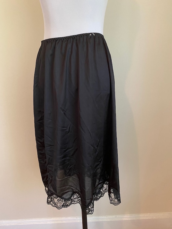 24 Inch Long Half Slip Large Bestform Black... - image 2