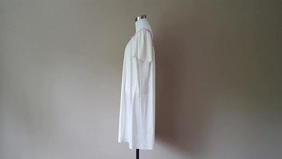 Nightgown Small Barad & Co Duster House Dress Whi… - image 4