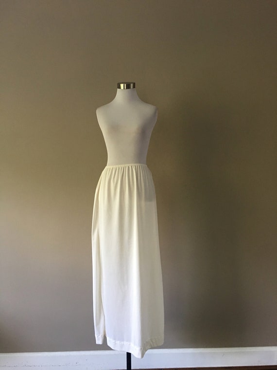 下着・アンダーウェア 1940s White Slip Dress Vintage 1940's Stardust Ivory Slip Dress – Afterlife Boutique