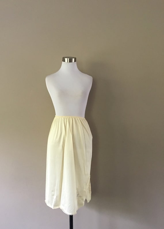 Half Slip Small Mary Jane 24" Long off White Cream