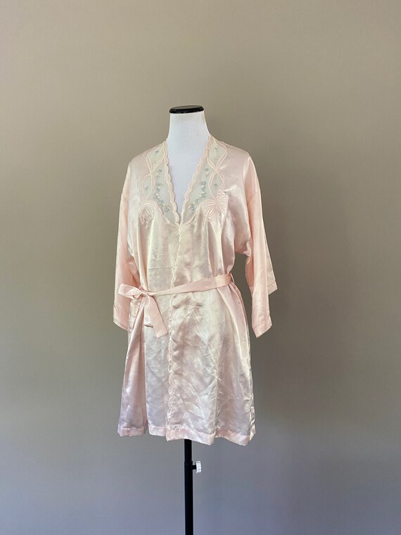 Robe Val Mode Pink Satin Petite