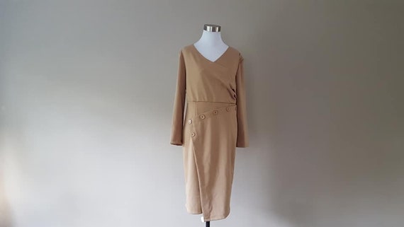 Dress Large Cotton Polyester Blend Vintage Appare… - image 1