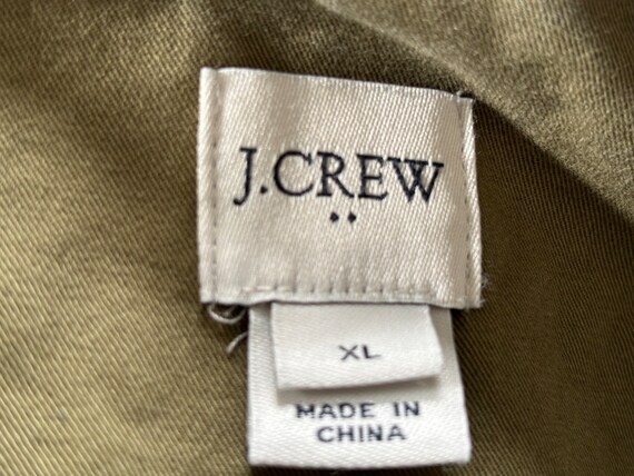 Extra Large J CREW Heavy Cotton Drawstring Waist … - image 7