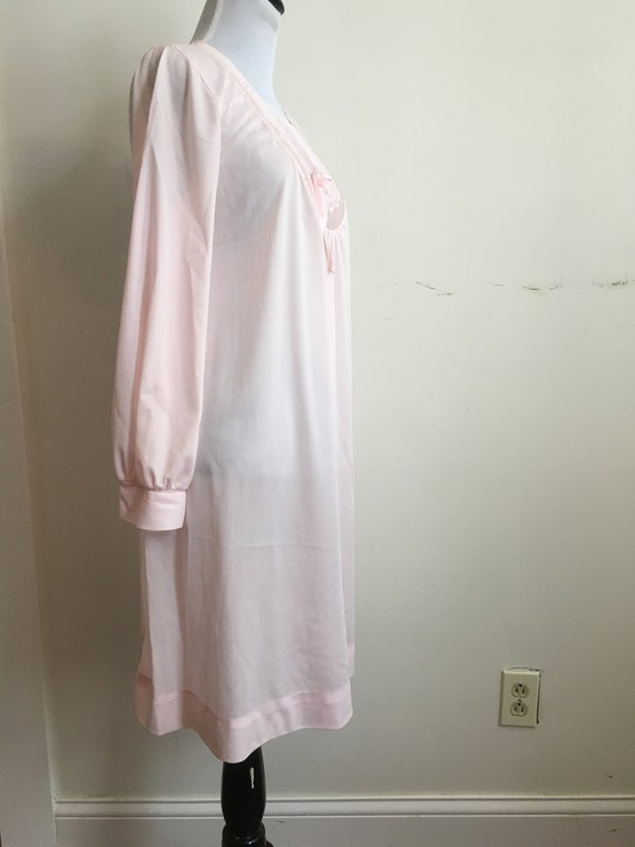 Nightgown Pink Vintage Gaymode Pennys Floral  196… - image 4