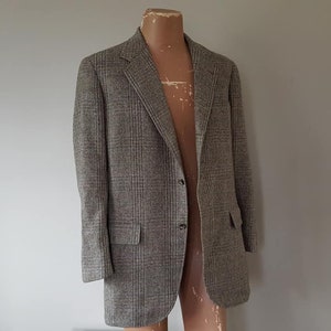 Jacket R Southwick Roderick St Johns Herringbone Tweed   Etsy