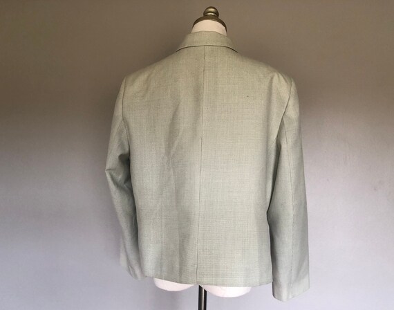 Jacket Size 16W Pendleton  Small Green White Plai… - image 5
