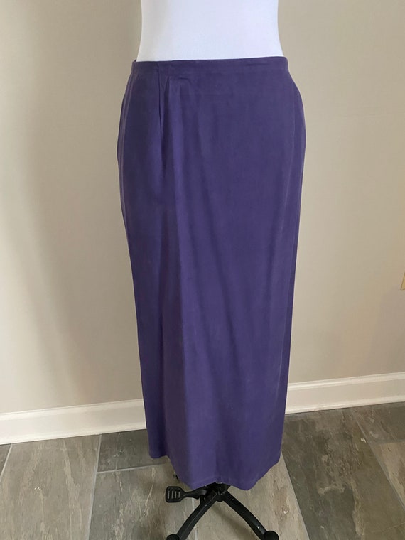 SILK Skirt Size 6 36" long from Talbots... - image 2