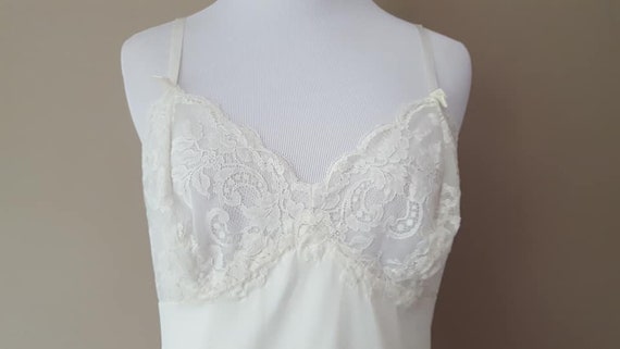 Full Slip Small A34  Van Raalte  White  Hand Deta… - image 6