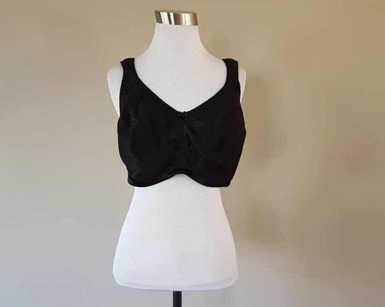 Bra 42D JMS Black Soft Cup Vintage Brassiere