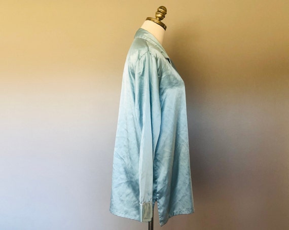 Sleep Shirt Medium Victoria's Secret Blue Turquoi… - image 7