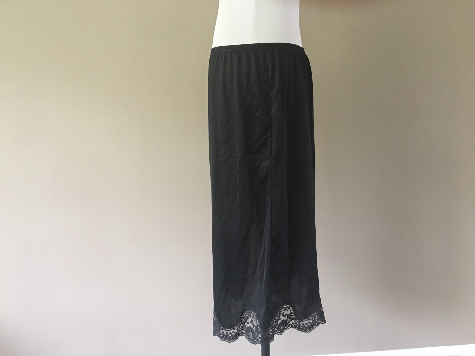 Half Slip Large 27 Inches Long Single Side Kick Black 15 Etsy