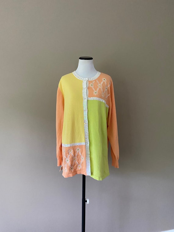 Bob Mackie Wearable Art Sweater large...