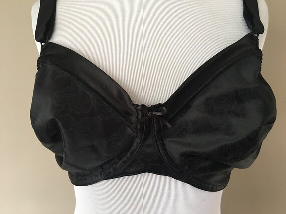 Bra 40D Bali Brassiere Soft Cup Black Vintage Ling