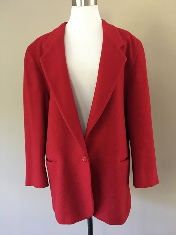20P Red Wool LL Bean Jacket... Gem