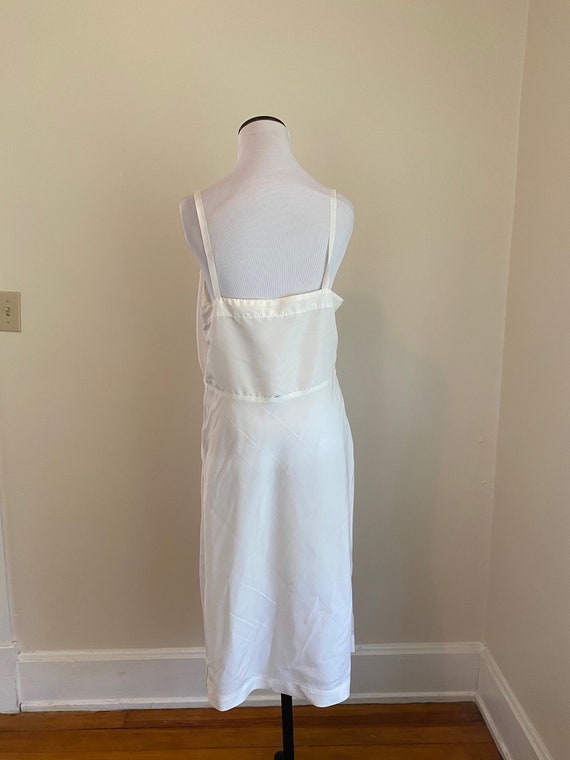 36 Full Slip with zipper on the side White... - image 5