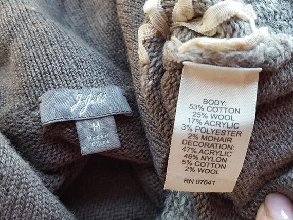 Cardigan Sweater Medium J Jill Gray 