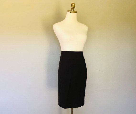 Black pencil skirt with side zip online