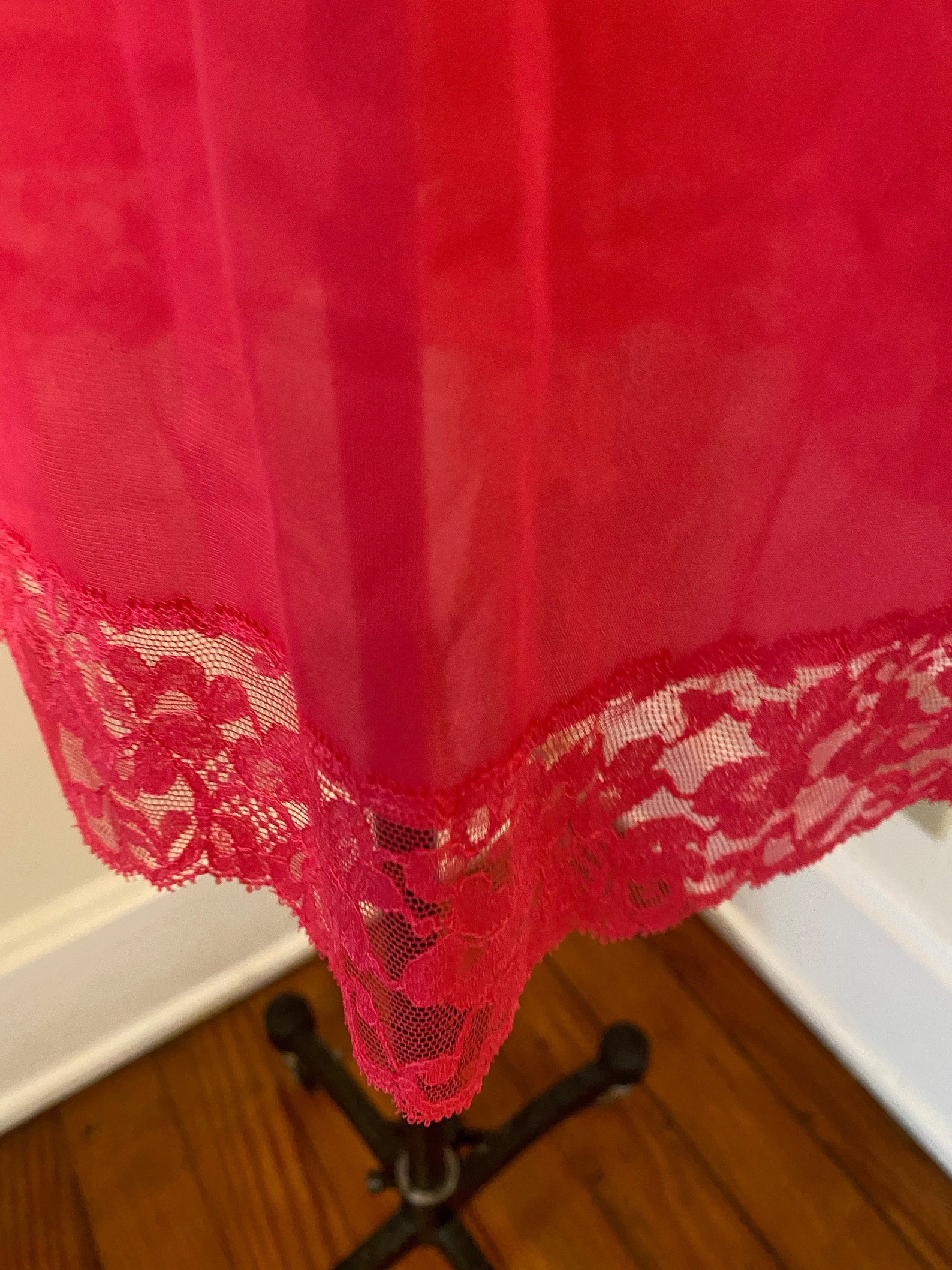 Vintage Vanity Fair Full Slip Pink Size 34 Lace Bodice and Etsy