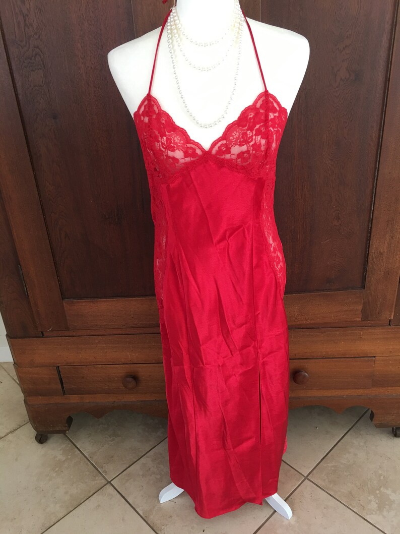 Medium Frederick/'s of Hollywood Nightgown Red