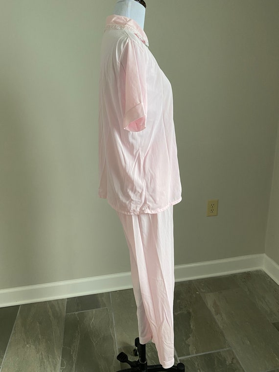Medium Nylon Sears Pajamas Pink Size 36 Top mh - image 5